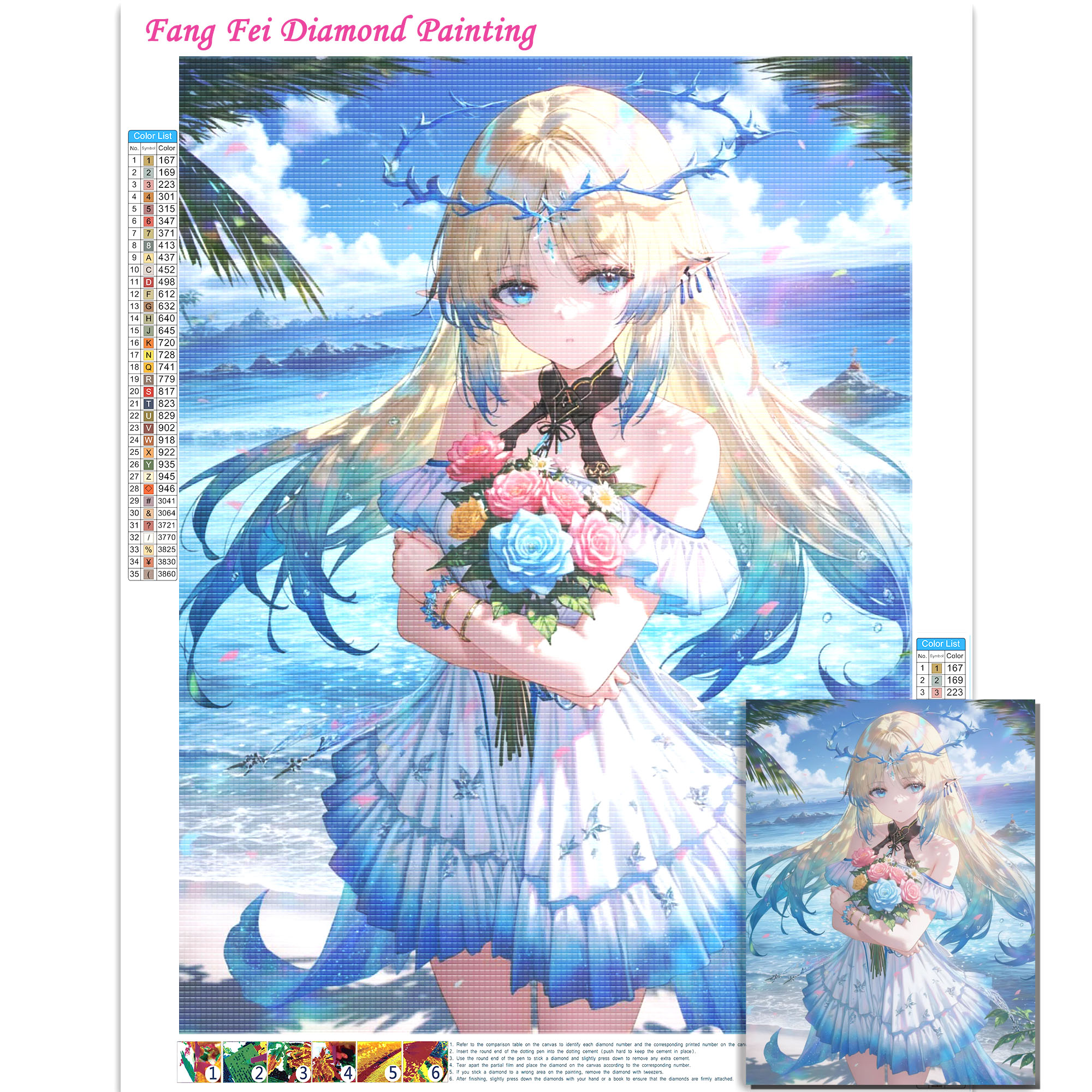 Wuthering Waves Diamond Printi - Resin Art Beach review and price