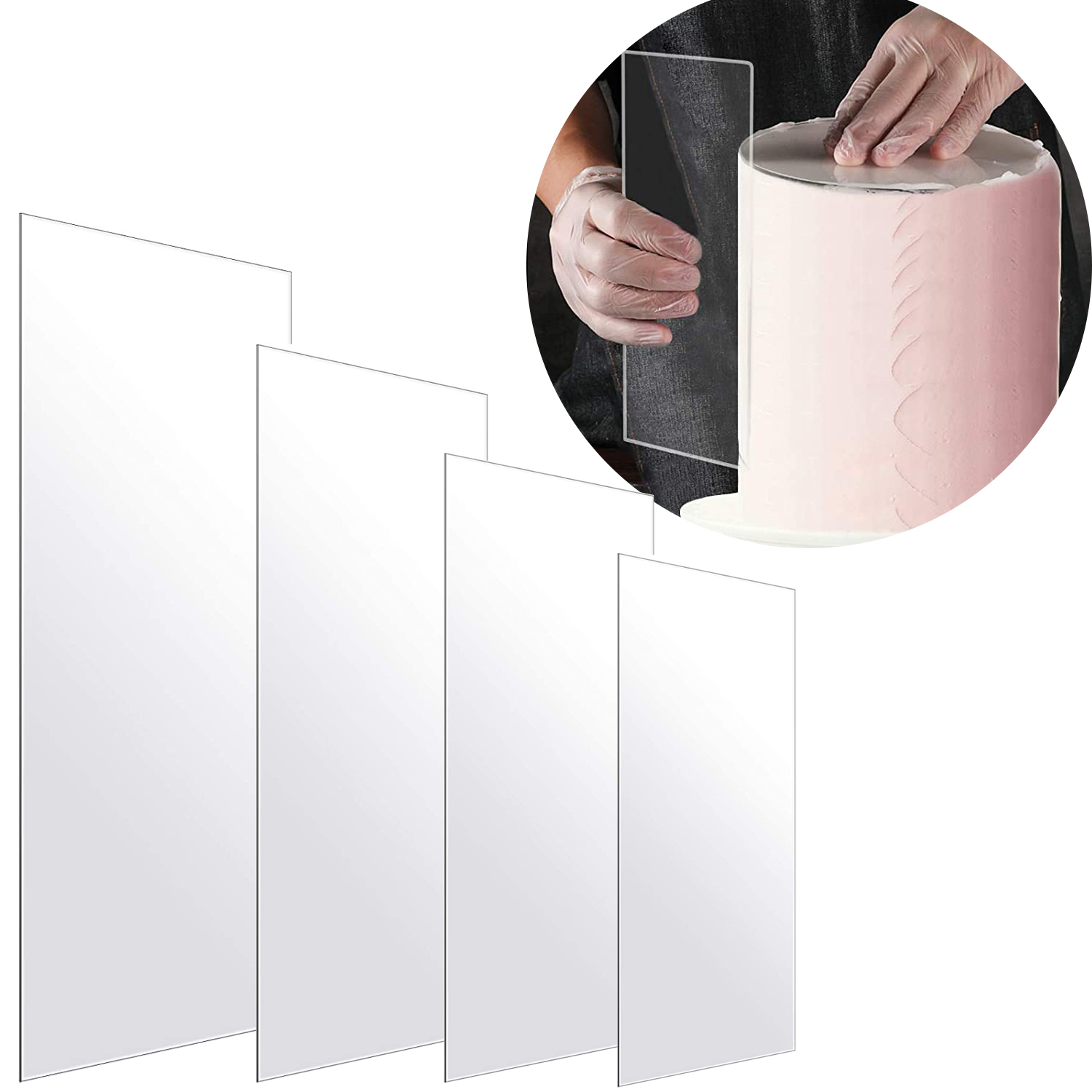 2pcs Rectangle Acrylic Art Bla - Tray Mold Rectangle review and price