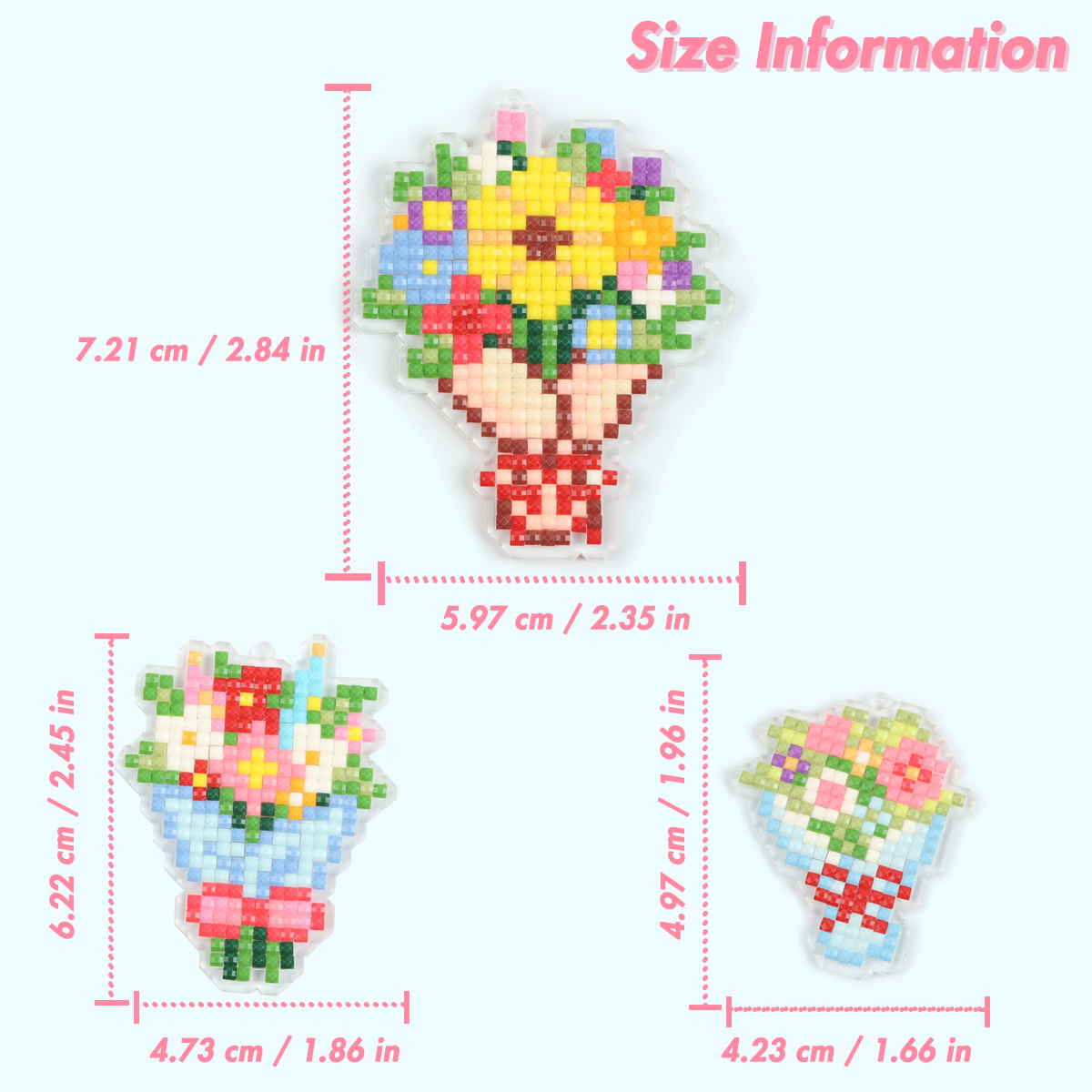 FOREVER YOUNG 3PCS Bouquet Acr - Resin Art For Kids review and price