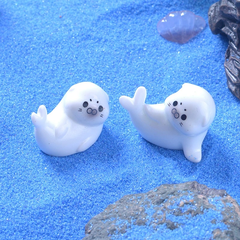 Mini Sea Lion Figurines for Mi - Resin Art Beach review and price