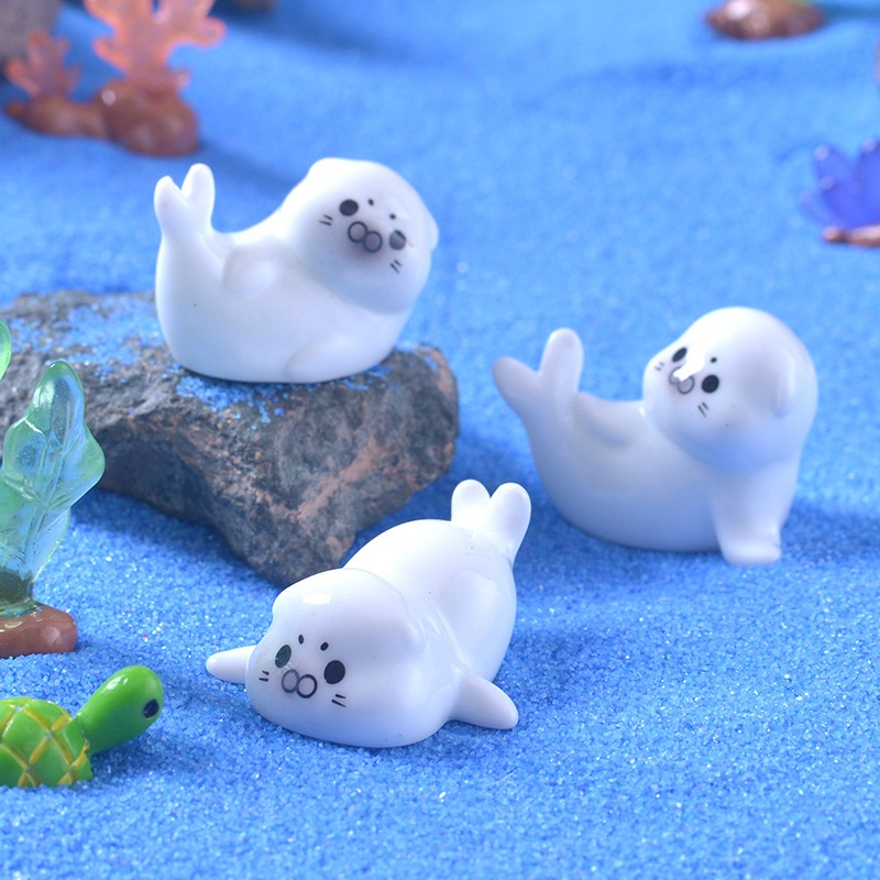 Mini Sea Lion Figurines for Mi - Resin Art Beach review and price