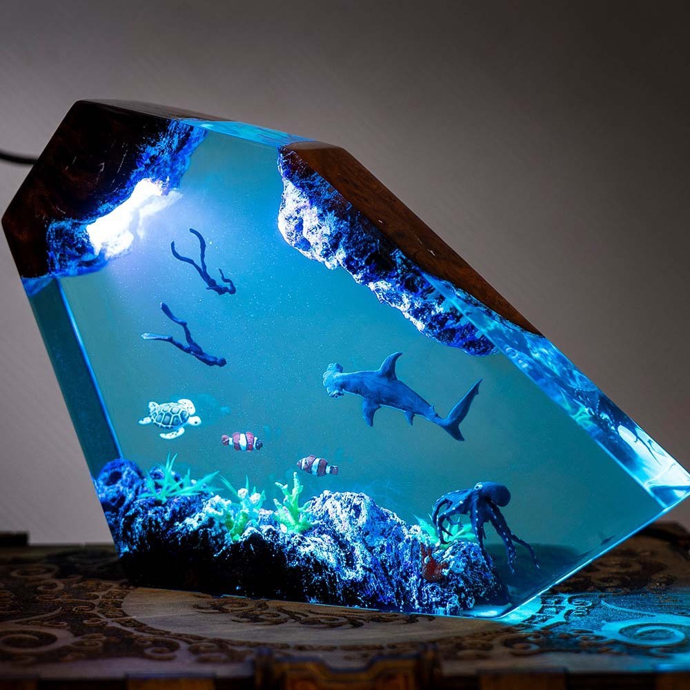 Sea View Micro Humpback Whale  - Resin Art Beach review and price